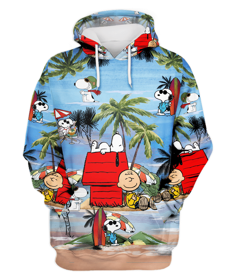 Snoopy and Charlie Brown summer time hoodie and shirt