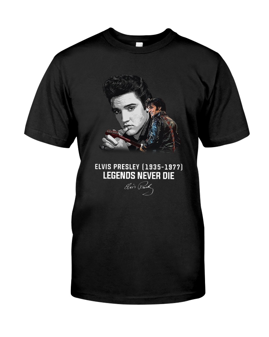 Elvis Presley legend never die shirt, hoodie, tank top - tml