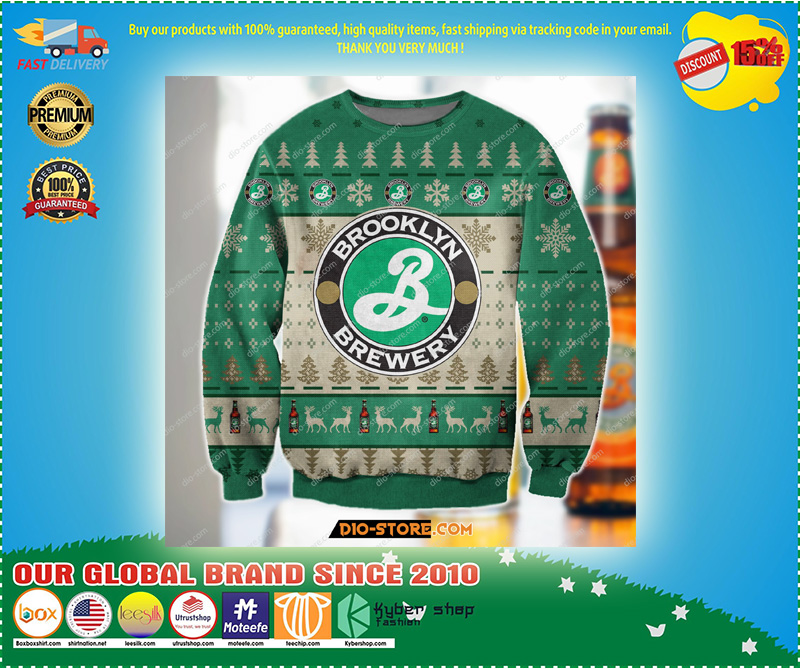 Brooklyn brewery ugly christmas sweater 2