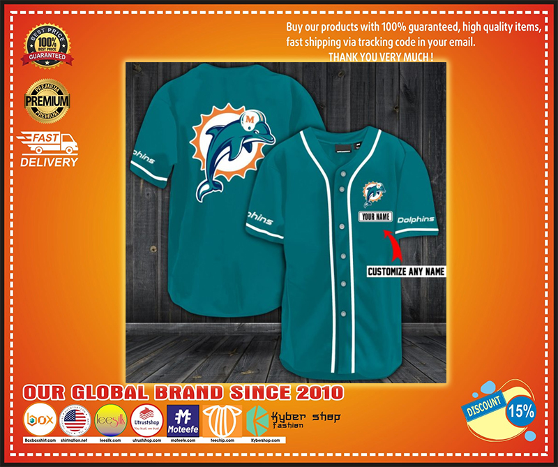 Personalized name jersey miami dolphins shirt 3