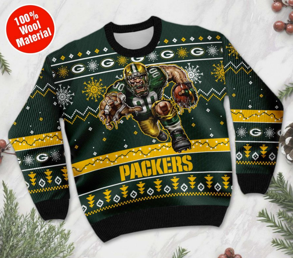 Green Bay Packers ugly sweater 1