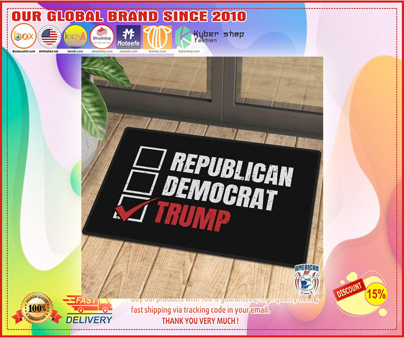 Republican democrat trump Doormat 4