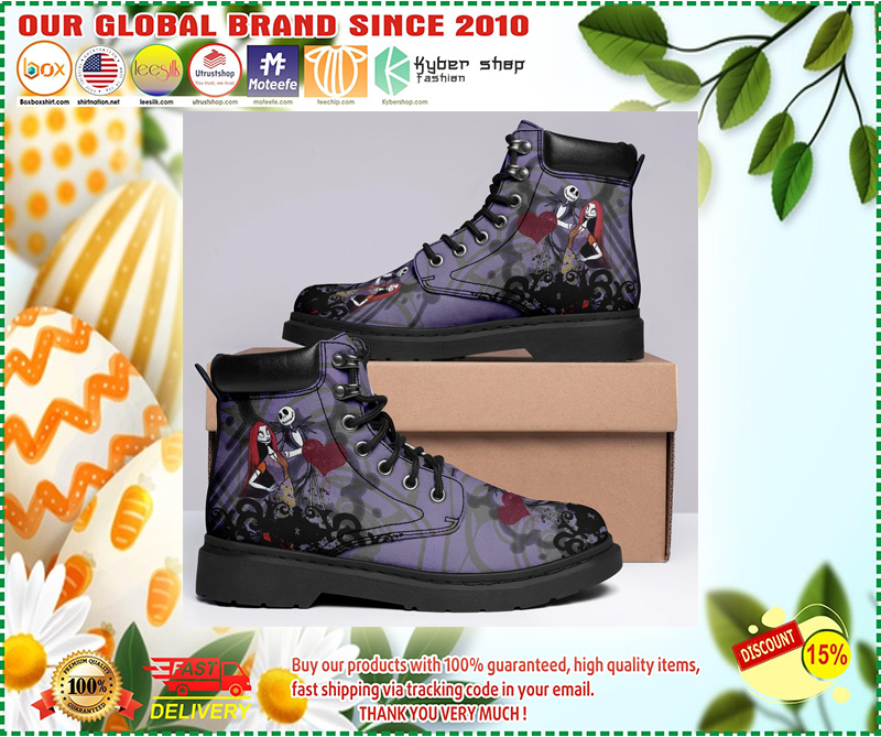 Jack skellington and Sally timberland boots 2