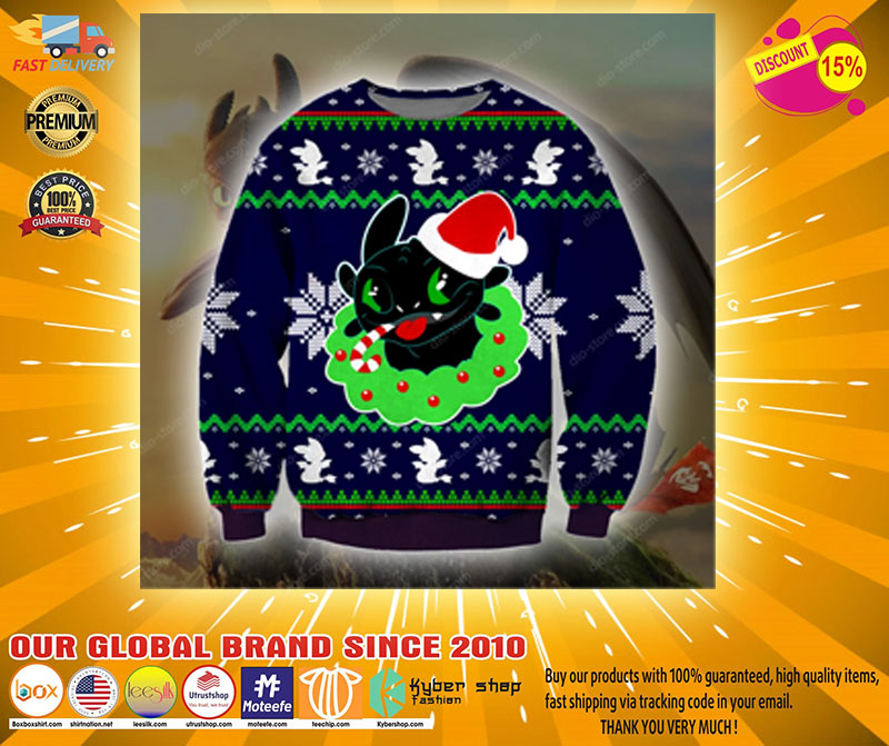 TOOTHLESS KNITTING PATTERN UGLY SWEATER2