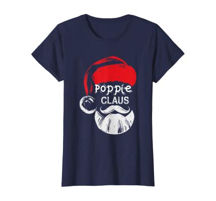 Poppie Claus - Christmas Grandpa Gift shirt women shirt