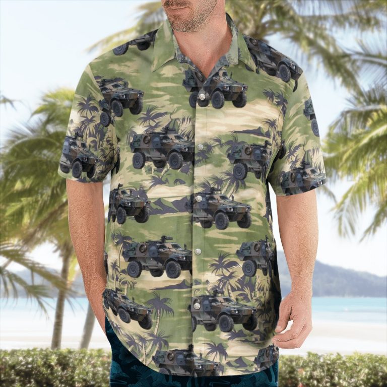 Tank Land force Hawaiian shirt 2