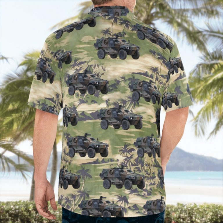 Tank Land force Hawaiian shirt 3