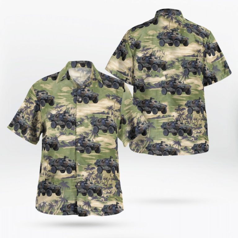 Tank Land force Hawaiian shirt