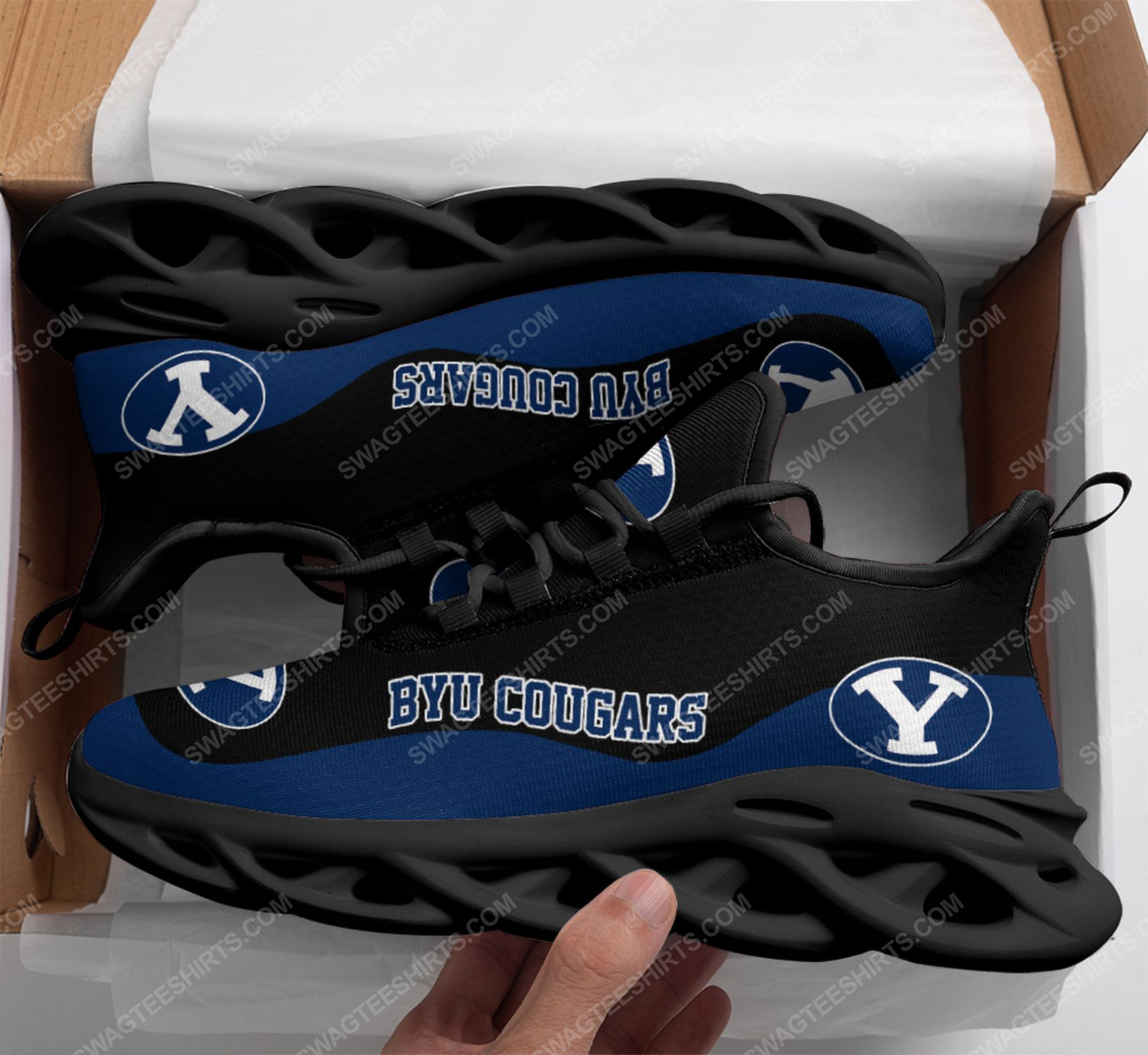 The byu cougars football team max soul shoes 3