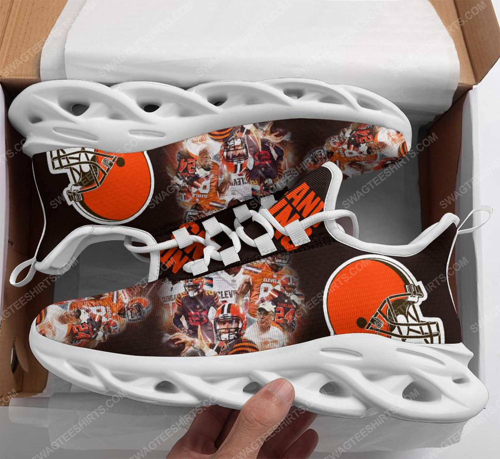 The cleveland browns football team max soul shoes 1