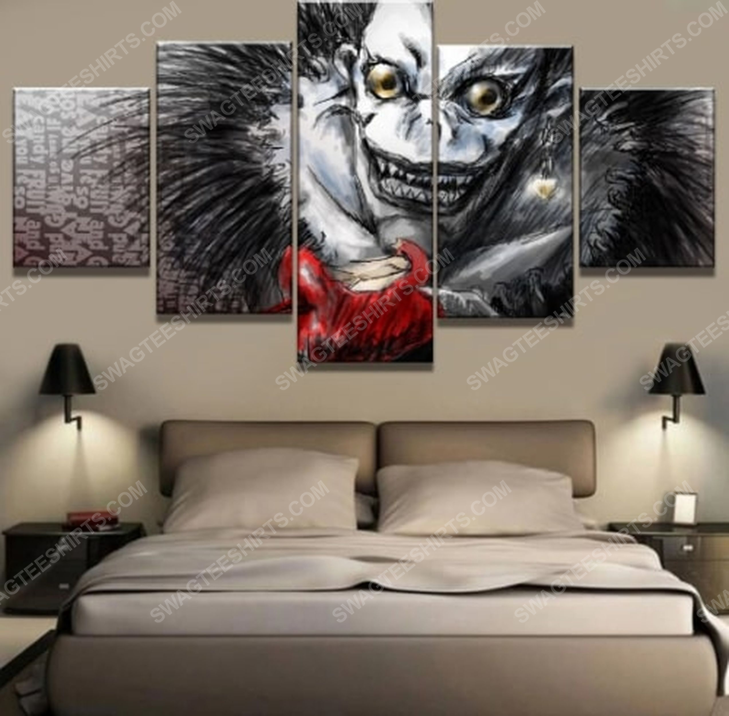 [special edition] The death note ryuk print painting canvas wall art home decor – maria