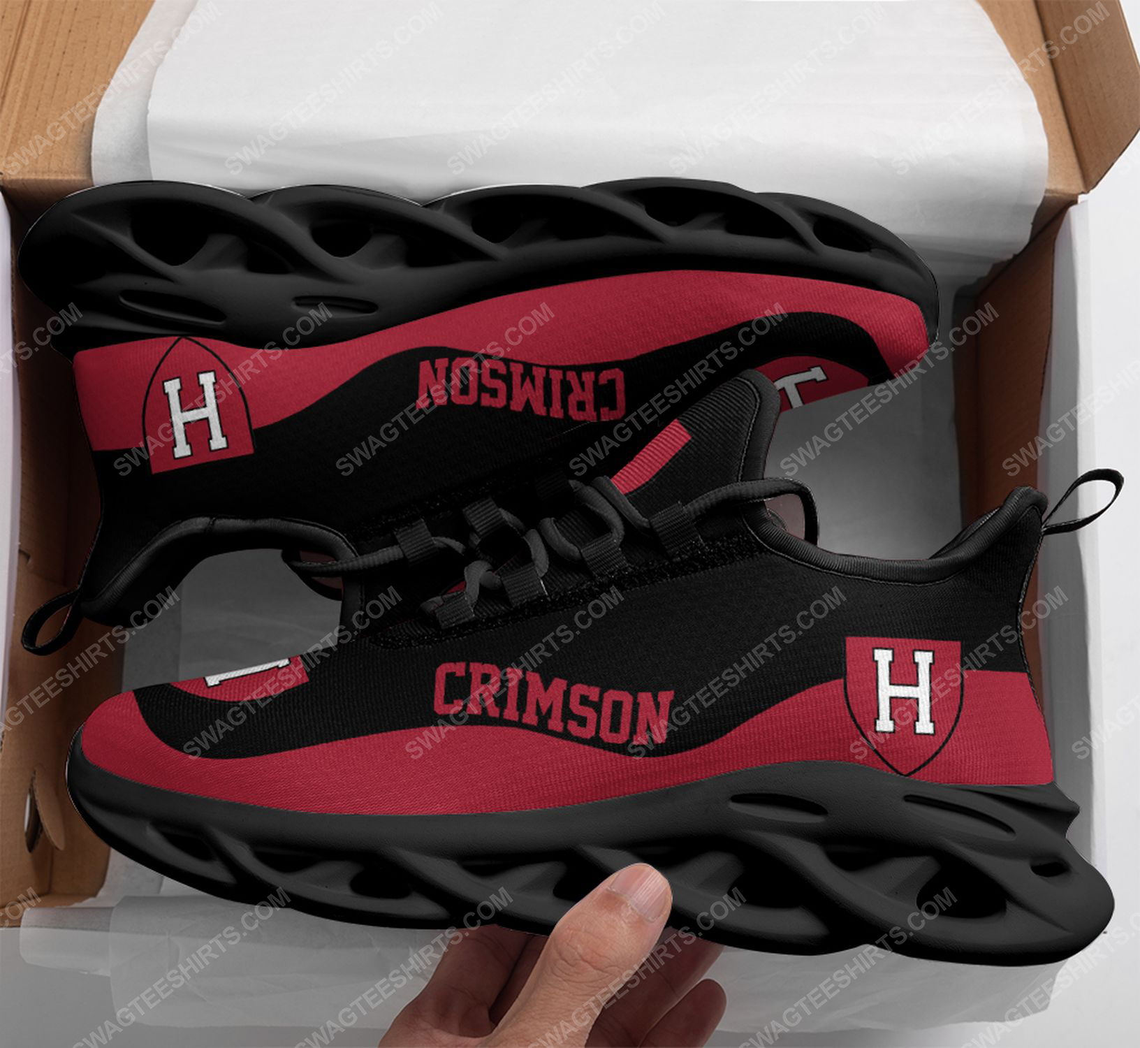 The harvard crimson football team max soul shoes 3