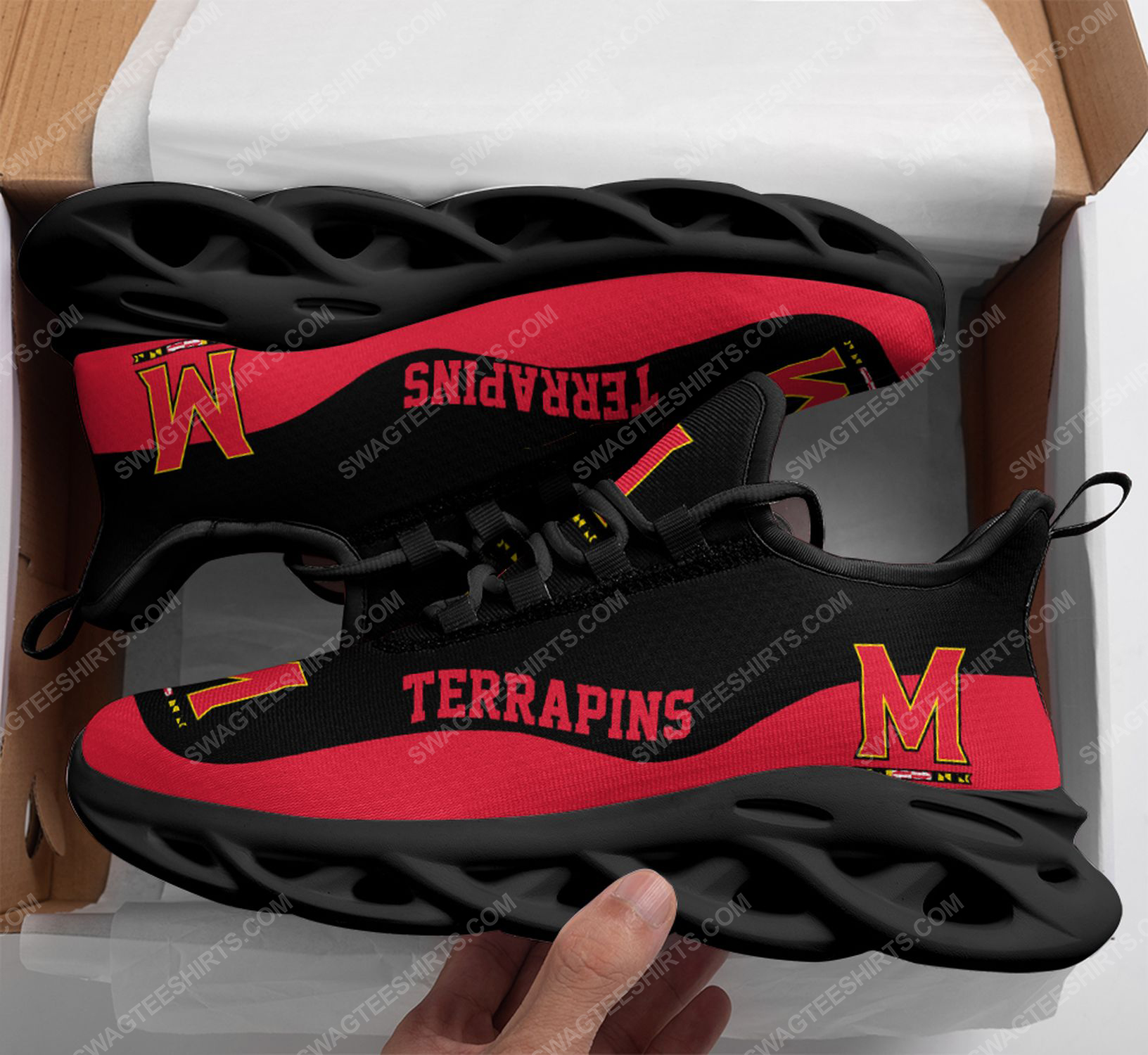 The maryland terrapins football team max soul shoes 3