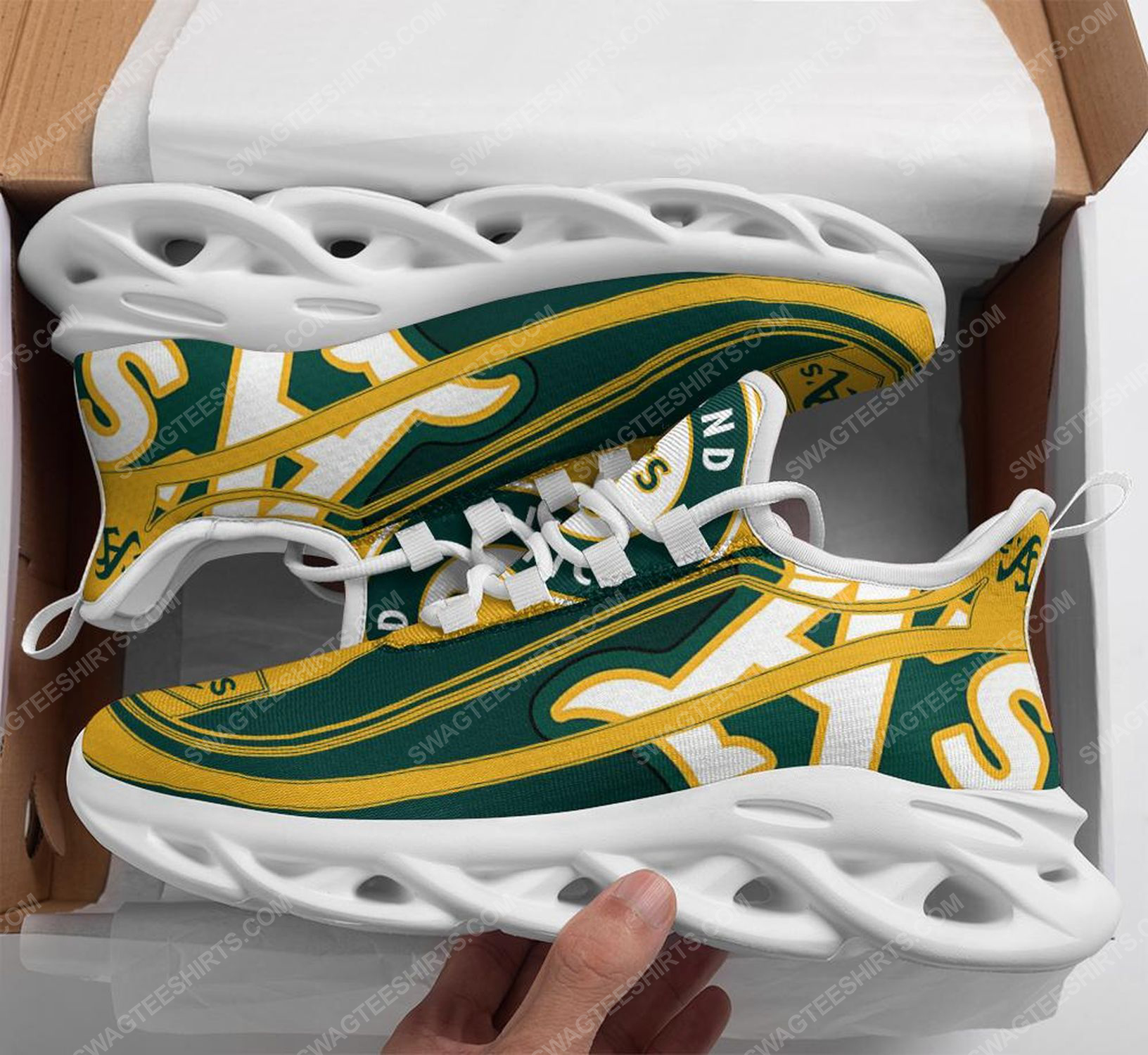 [special edition] The oakland athletics baseball team max soul shoes – Maria