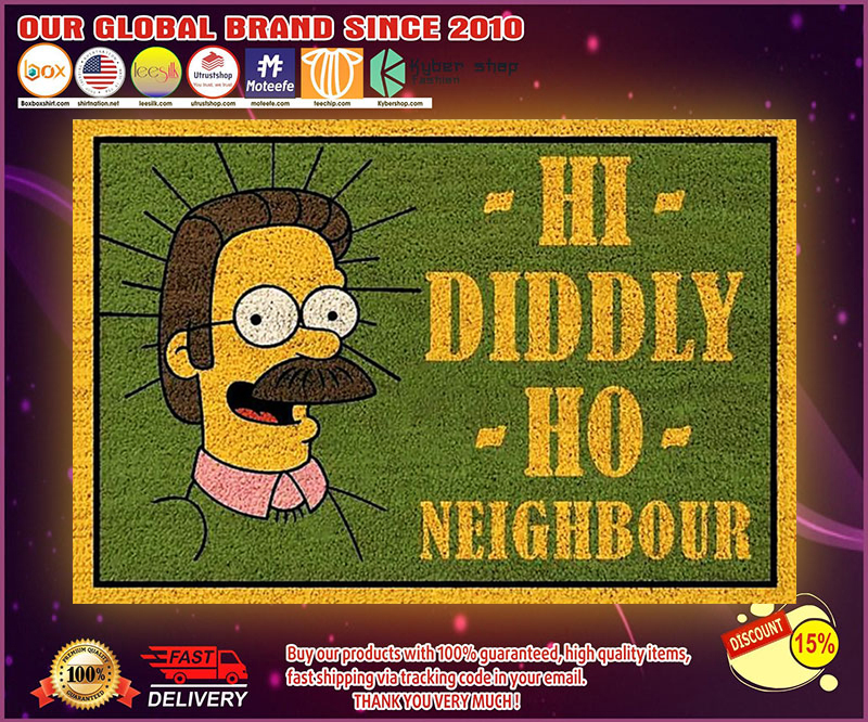 The simpsons hi diddly ho nighbour poster 4