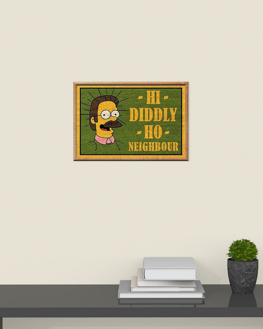 The simpsons hi diddly ho nighbour poster 8