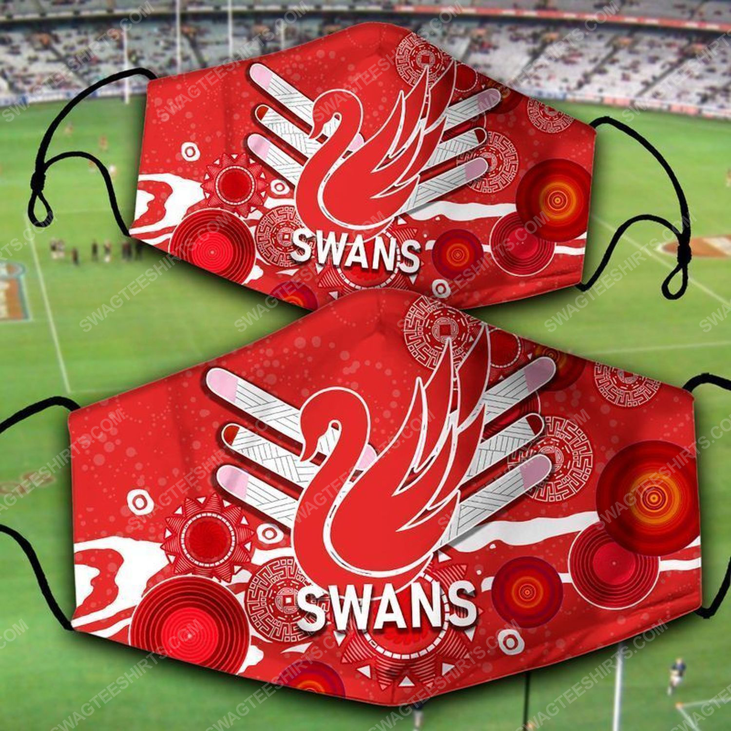 The sydney swans football club face mask