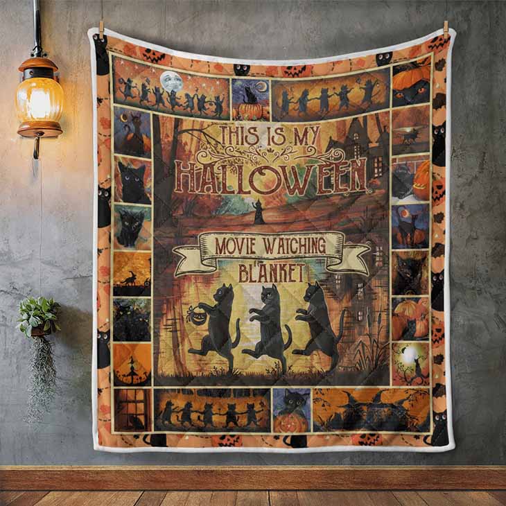 This Is My Halloween Movie Watching Blanket Quilt2