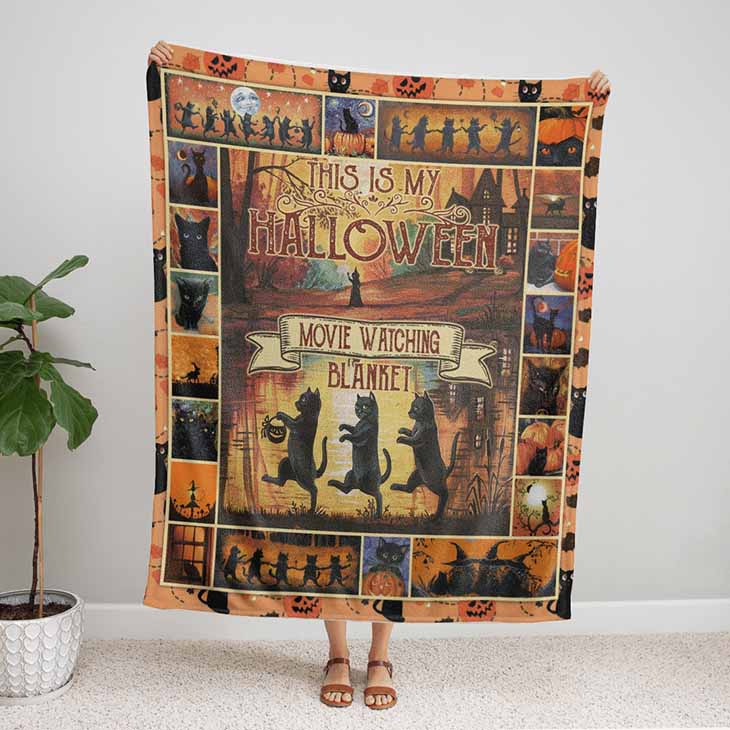This Is My Halloween Movie Watching Blanket Quilt4