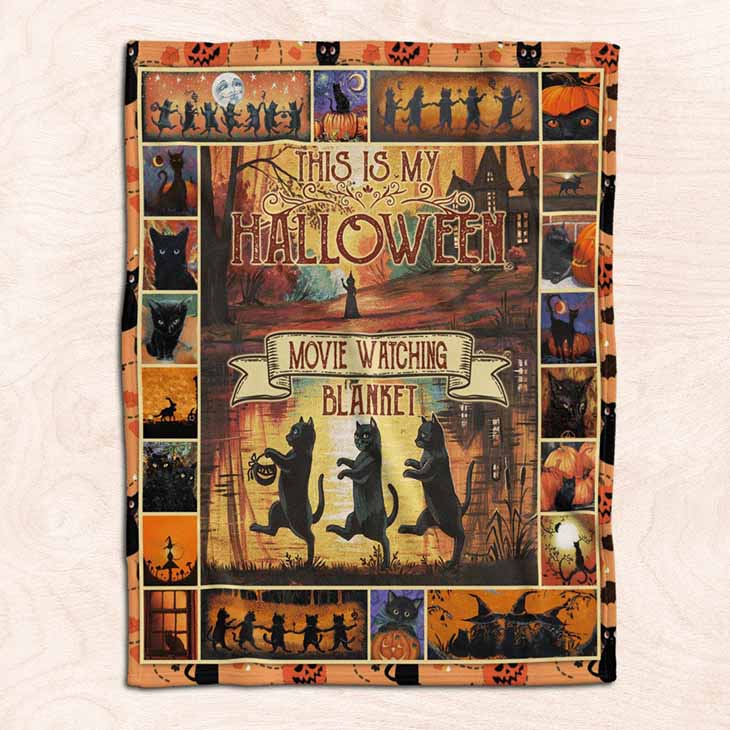 This Is My Halloween Movie Watching Blanket Quilt5