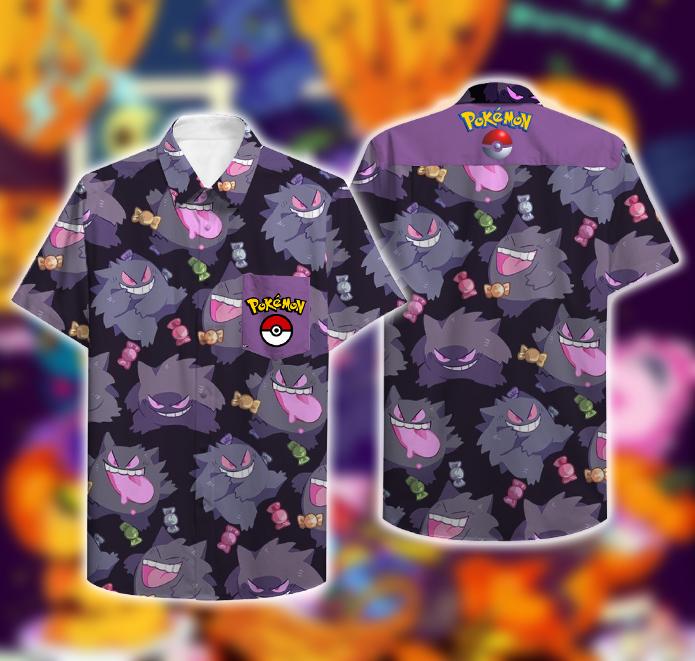 Pokemon Genger Hawaiian Shirt