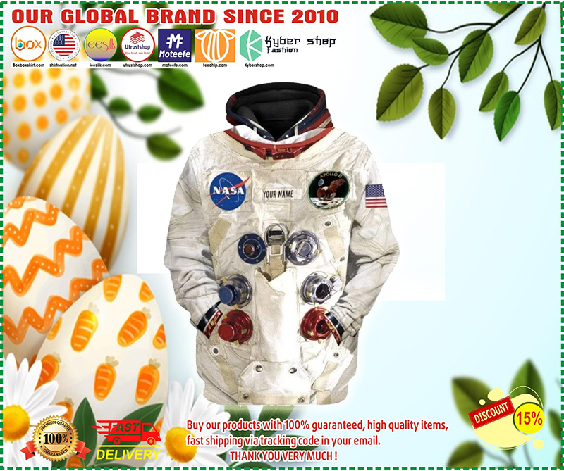 Armstrong spacesuit 3d over print hoodie 1