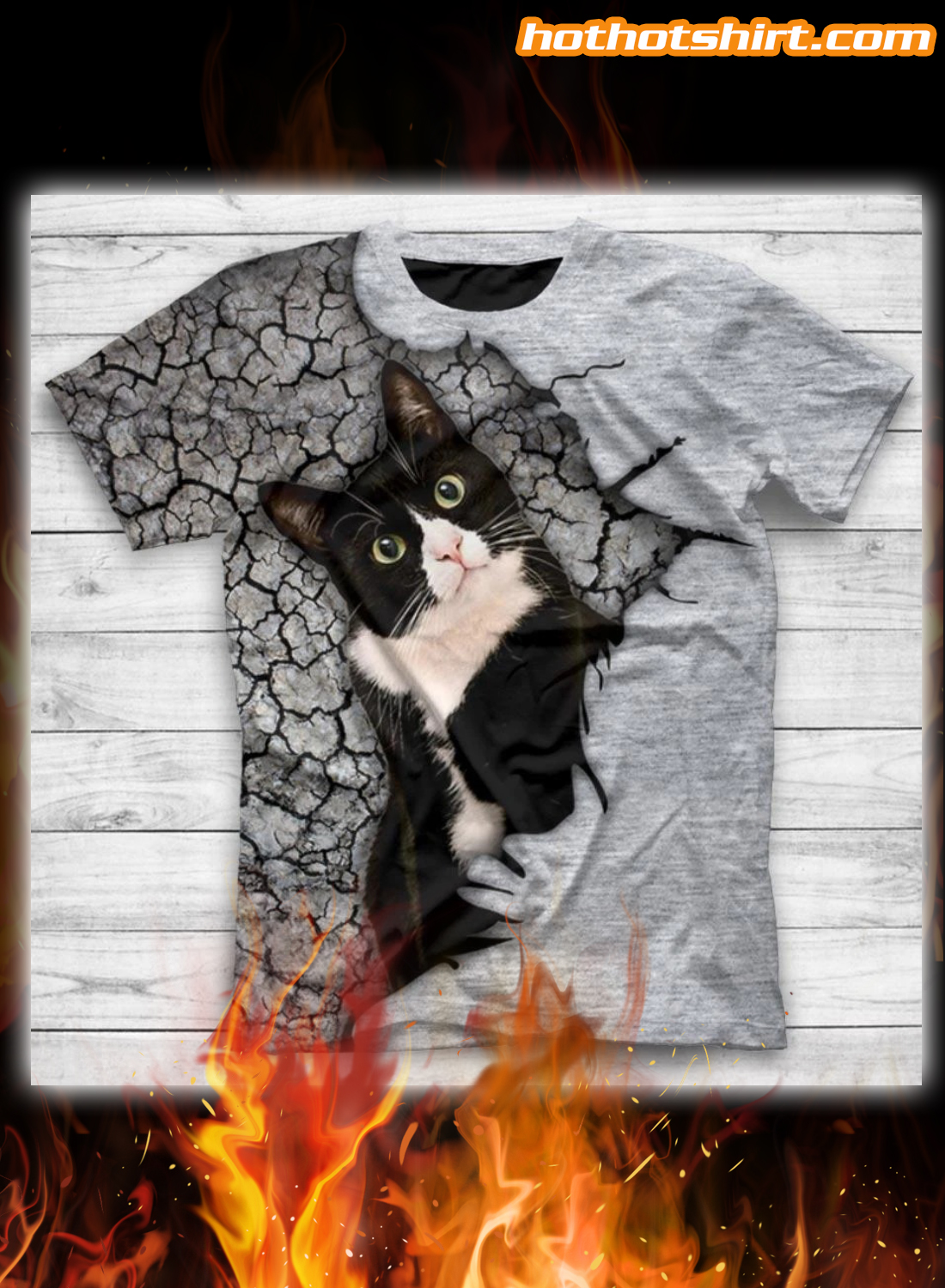 Tuxedo Cat lover 3D all over print hoodie and legging 3