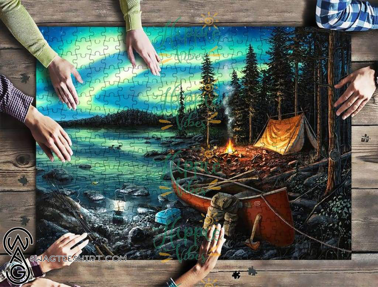 Love camping jigsaw puzzle