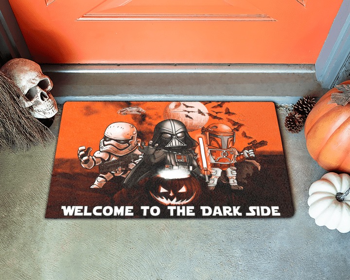 Star Wars Darth Vader Stormtrooper Boba Fett Halloween Welcome To The Dark Side Doormart2