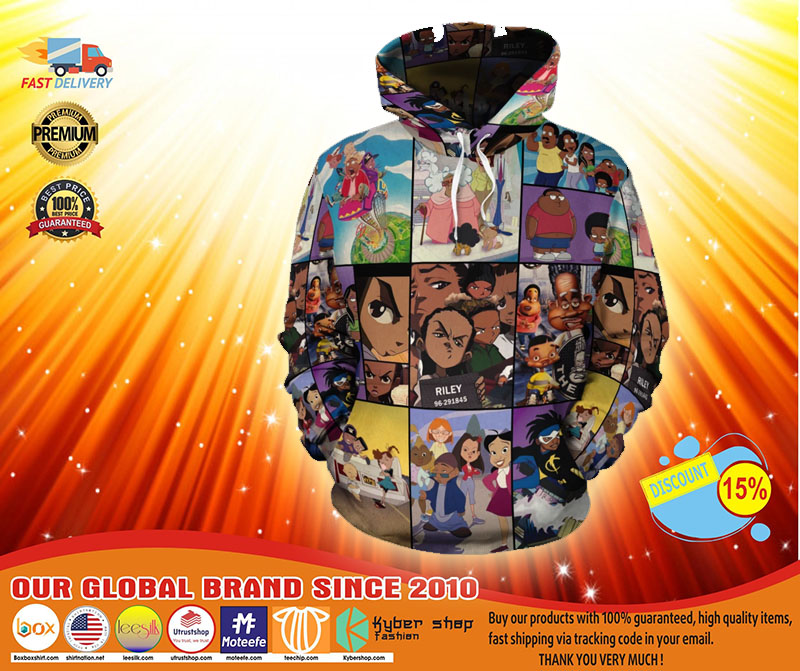 Black Cartoons 3D HOODIE3