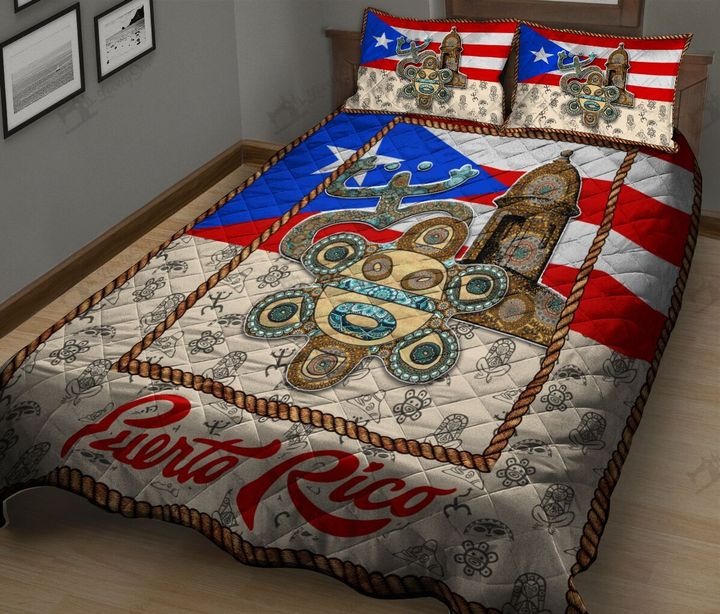 Puerto Rico Taino Symbols Bedding Set 1