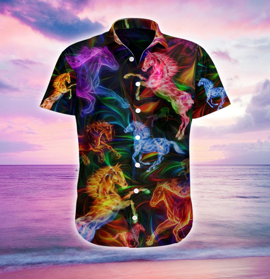Horse fantasy hawaiian shirt
