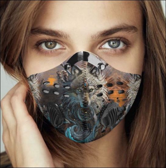 Amazing wolf filter activated carbon face mask