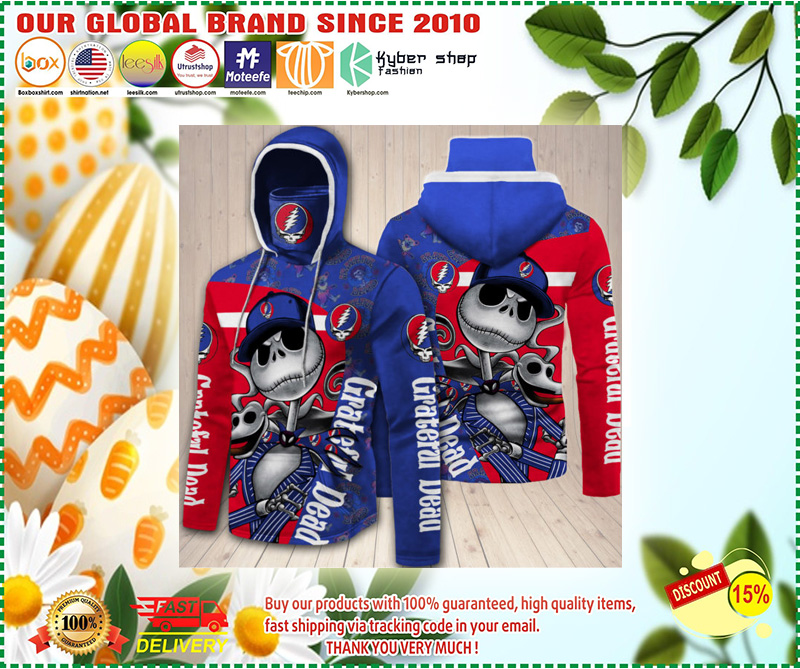 Grateful Dead Hoodie With Gaiter 3d hoodie 2