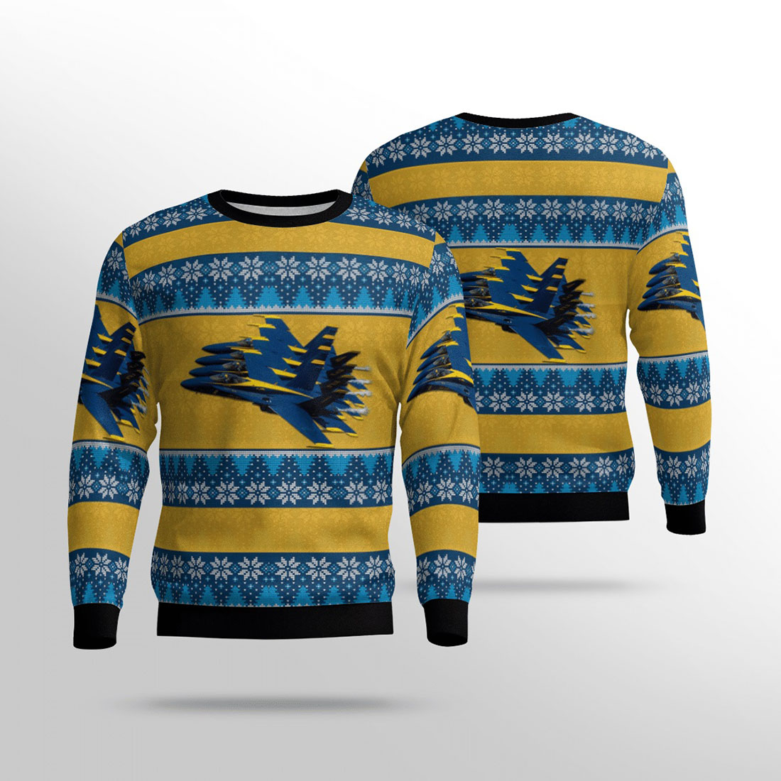 USN Blue angels all over print sweater