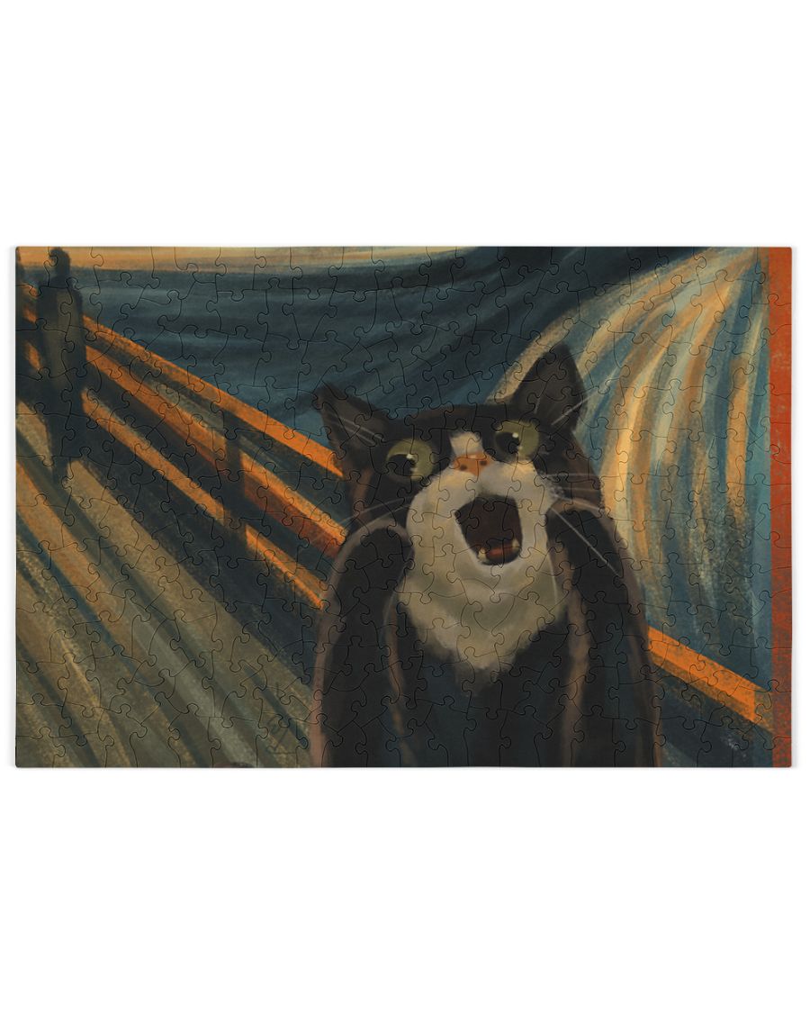 Screaming cat jigsaw puzzles 3