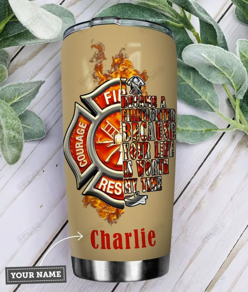 Personalized firefighter knowledge tumbler - dnstyles