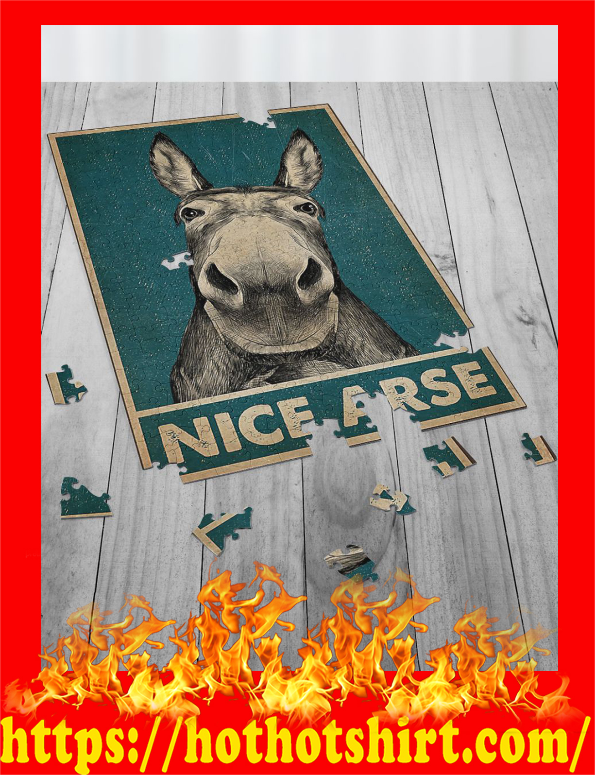 Donkey Nice Arse Jigsaw Puzzles - pic 1