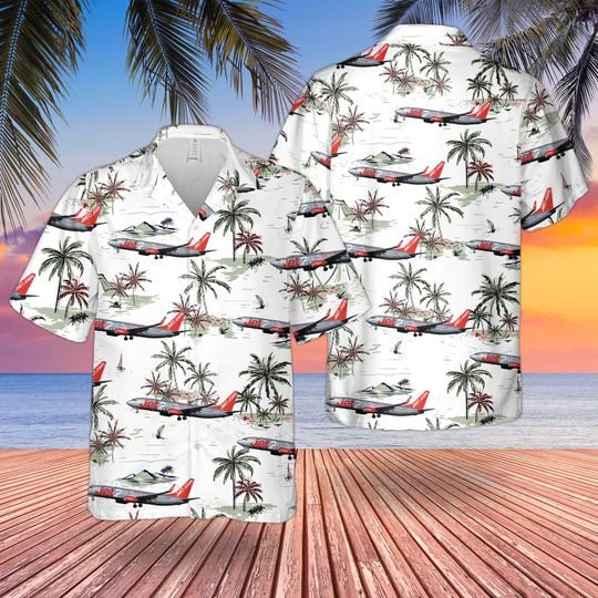 Uk Airlines Jet2 Boeing 737-800 Hawaiian Shirt – LIMITED EDITION