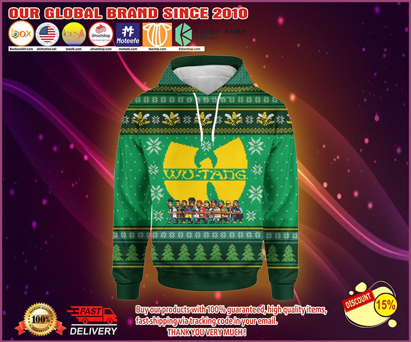 Wutang clan 3d over print hoodie 1