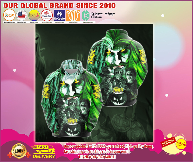 Rob zombie hoodie 3D 3