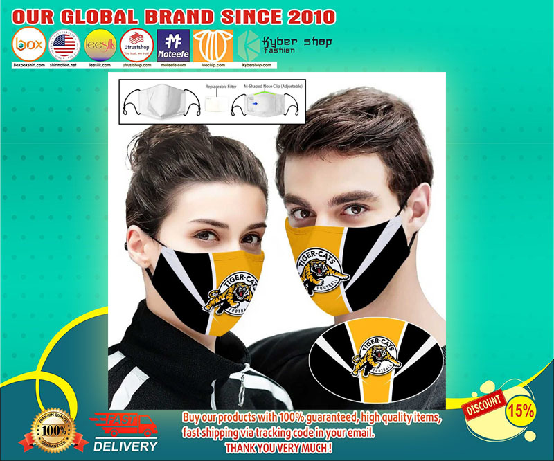 Hamilton Tiger Cats face mask