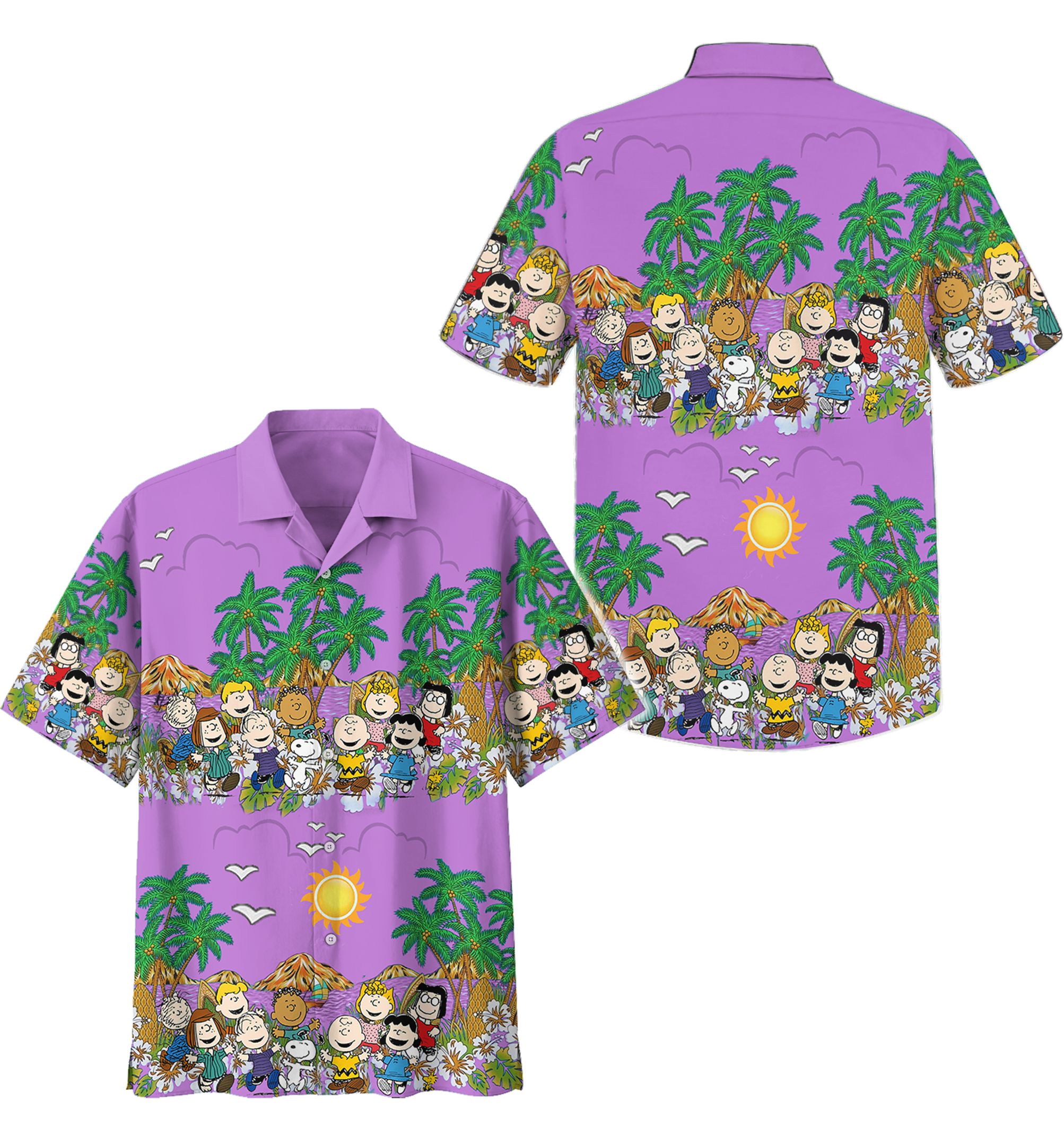 Peanuts aloha hawaiian shirt