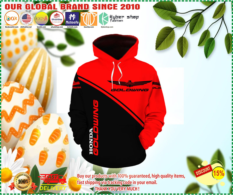 Goldingwing honda 3d hoodie 1