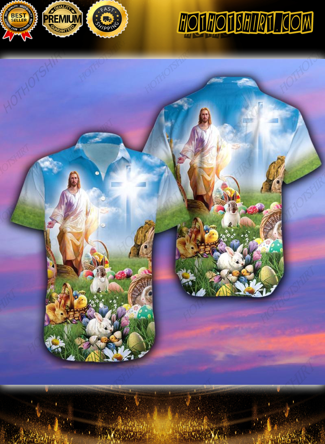 Easter Jesus Have A Blessed And Happy Easter Hawaiian Shirt
