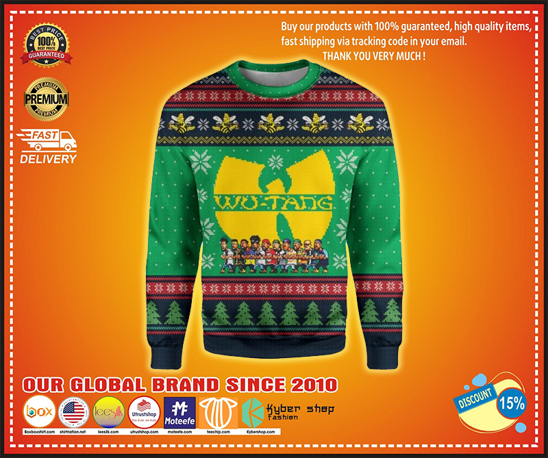Wu-Tang Clan Christmas 3D All Over Print Sweatshirt 3