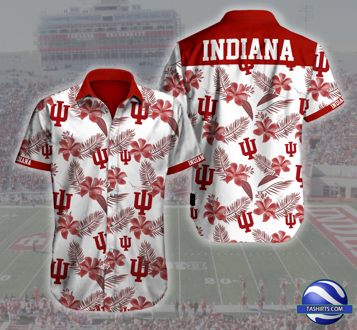 Indiana Hoosiers NCAA Hawaiian Shirt