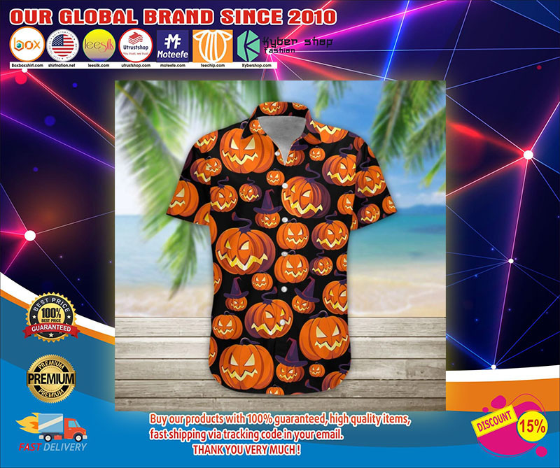 Halloween pumpkin Hawaiian Shirt