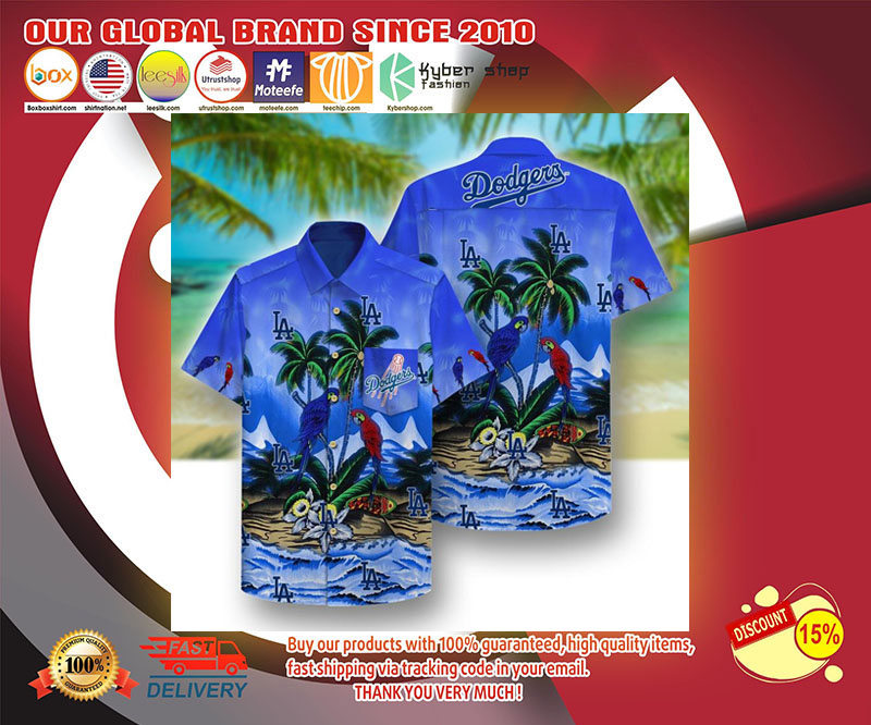 Los Angeles dodgers hawaiian shirt 4