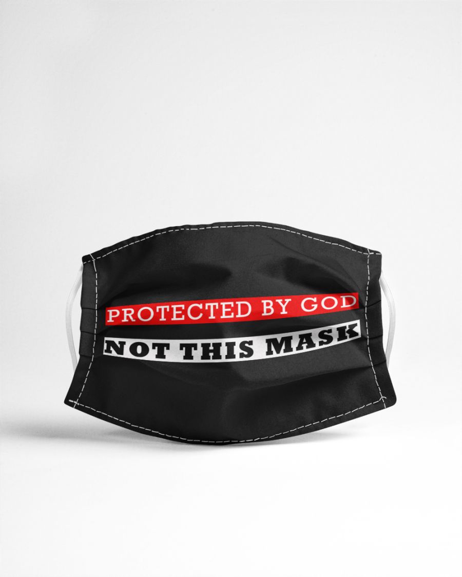 Protected by god not this mask face mask